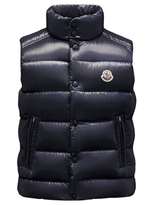 몽클레르 키즈 TIB 패치 로고 패딩 조끼 네이비 1A12620 68950 742