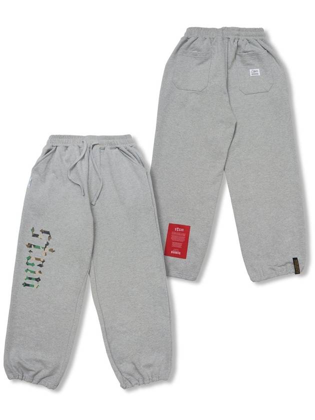 STIGMA Camouflage STGM Wide Jogger Pants Melange