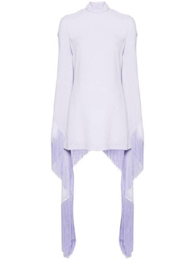 탈러 마리모 여성 MINI DEL MAR FRINGED MINI DRESS TMSS2430343PERIWINKLE