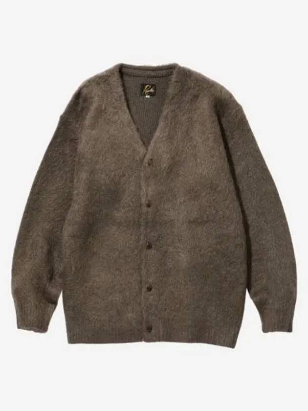 니들스 모헤어 가디건 차콜 Needles Mohair Cardigan Charcoal