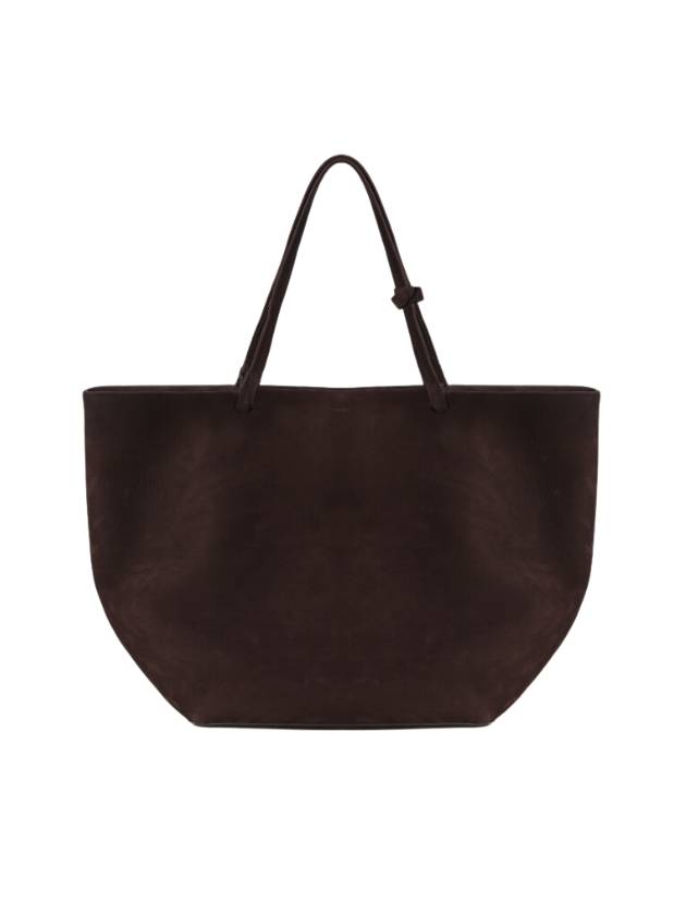 더로우 파크 XL 레더 토트 백 브라운