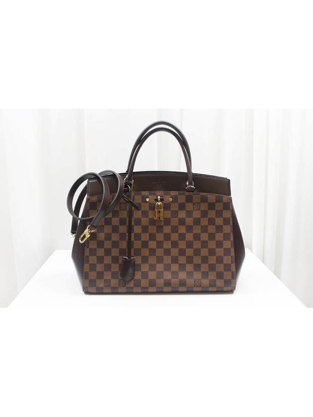 루이비통 다미에 에벤 리볼리 MM 토트숄더백 N41150