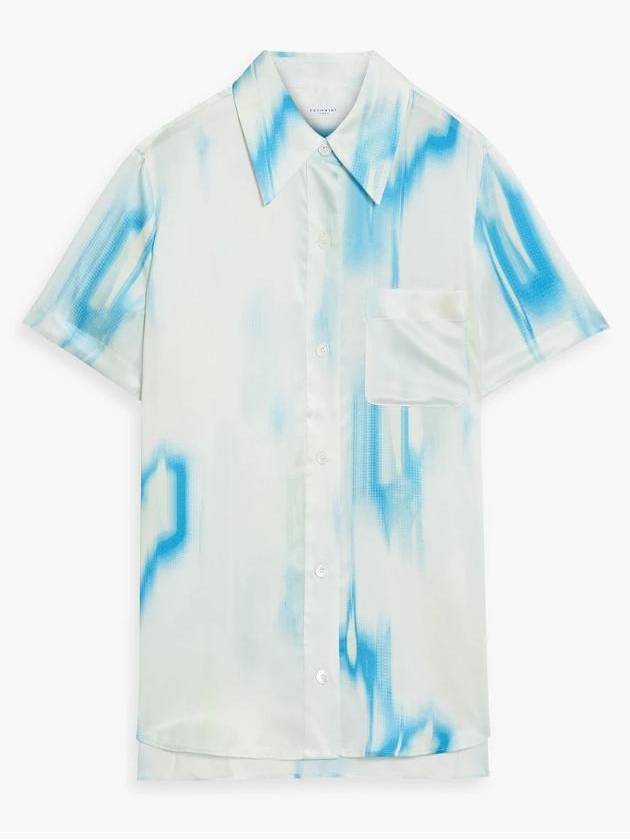 NB07 이큅먼트 여성 셔츠 Quinne printed washed silk shirt