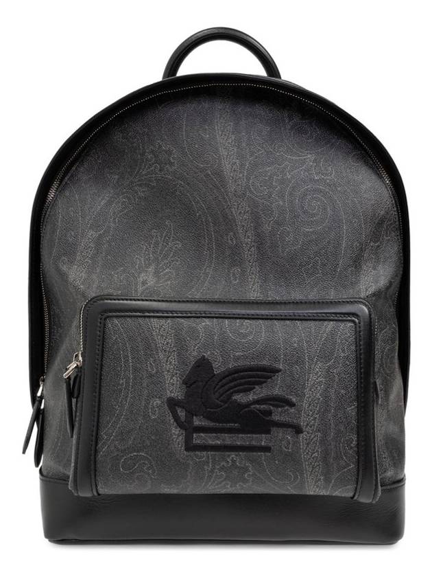 Etro Pegaso 모티프 페이즐리 자카드 백팩
