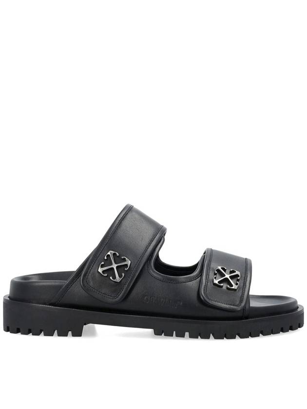 Off-White Arrows-Motif Leather Sandals