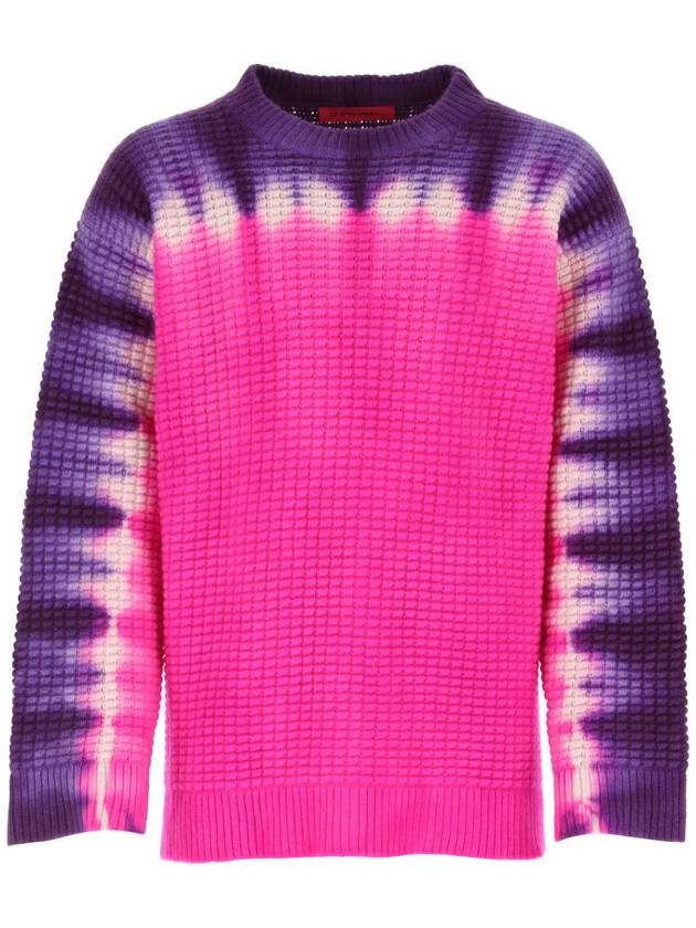 22FW THE ELDER STATESMAN Multicolor cashmere sweater 210443 IVOPURNEOPIN