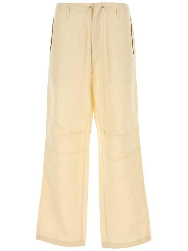 AURALEE 아이보리 린넨 혼방 와이드 팬츠 A23SP02LW ECRU