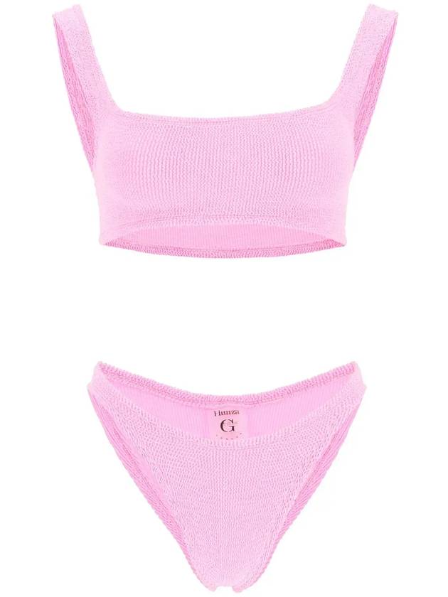 Hunza G Xandra 투피스 비키니 세트 XANDRABIKINI_BUBBL