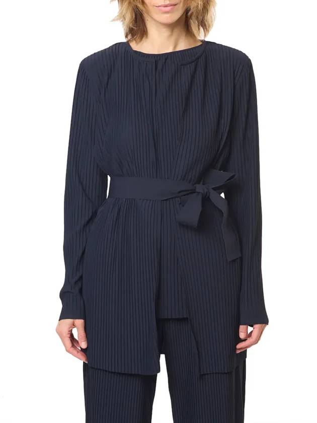 Max Mara Leisure 핀스트라이프 벨티드 재킷 2426916027600FIESTA_010003