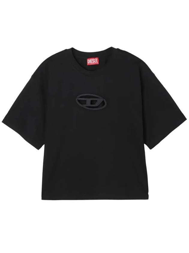 디젤 크롭 박시 여성 반팔티 A15096 0NIAX 9XX