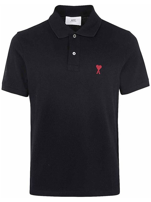 Ami Paris Logo Polo Shirt