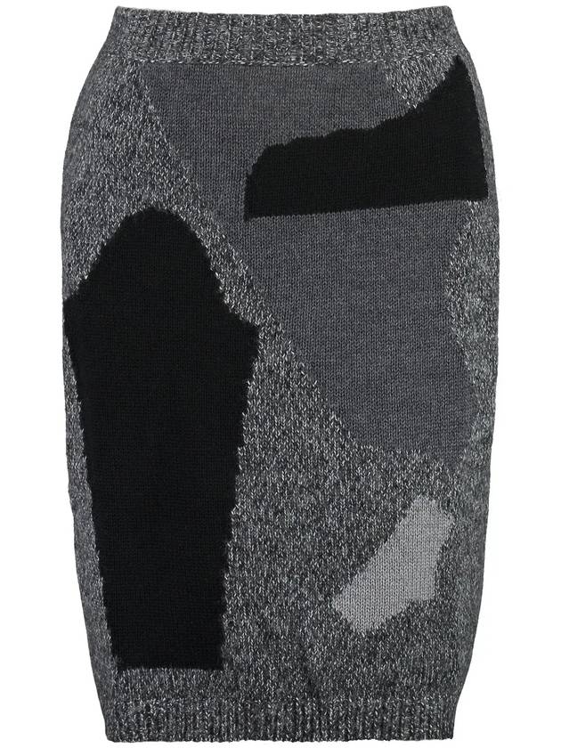 Moschino 컬러 블록 니트 스커트 01805507_A1509