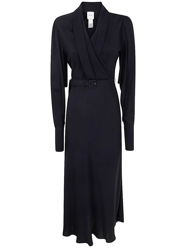 Patou Draped Maxi Day Dress