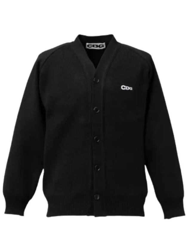 꼼데가르송 CDG 가디건 PATCH V NECK SCHOOL SZ N011