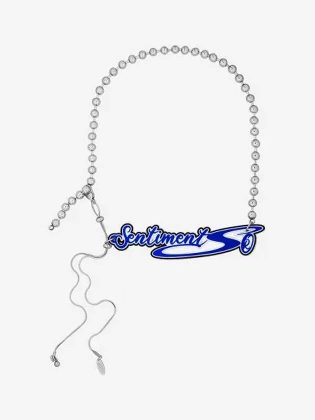 센티멍 넘버 533 네크리스 블루 Sentiments No.533 Necklace Blue