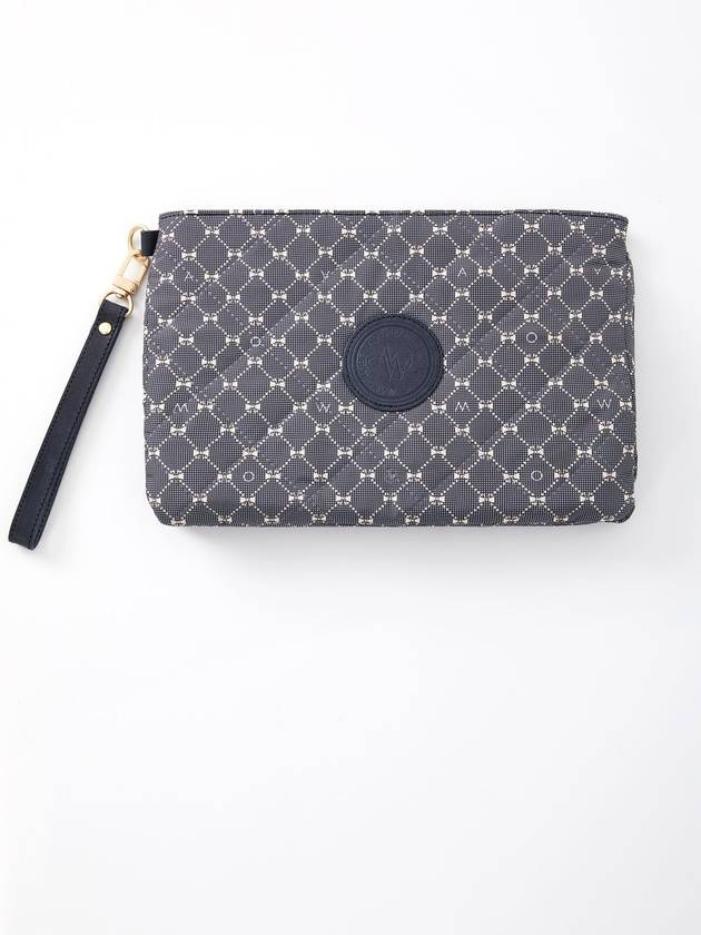 PATTERN QUILTING POUCH_DARK NAVY