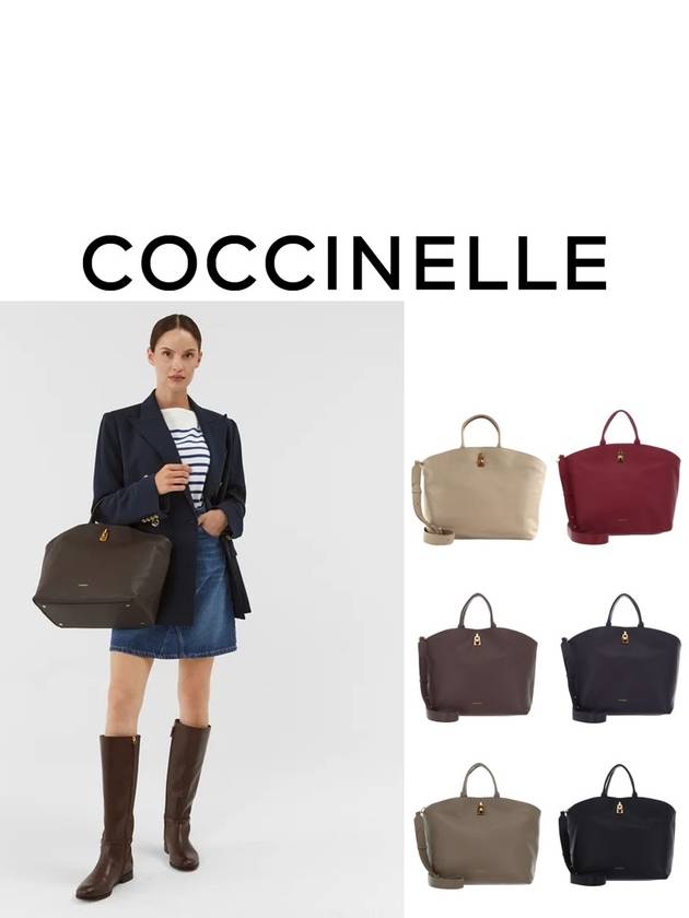 코치넬리 가방 매직 소프트 그레인 가죽 핸드백 E1 PQR 18 04 01