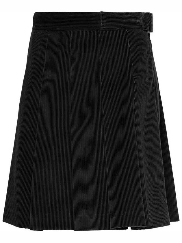 24FW 쥬카 ZUCCA 벨벳 미니 스커트 2425106042 002