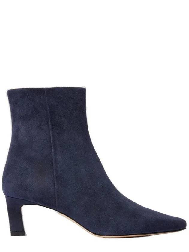 Scarosso 키티 지퍼 부츠 KITTYANKL_NAVSUED