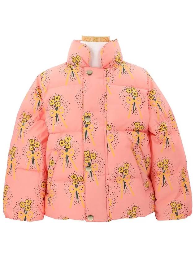 미니로디니 2471011328 Winter flowers aop city puffer jacket 윈터 플라워 푸퍼 아동 자켓
