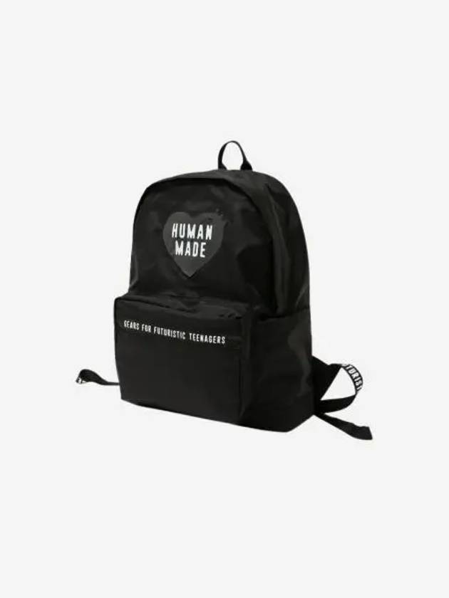 휴먼 메이드 나일론 하트 백팩 블랙 Human Made Nylon Heart Backpack Black