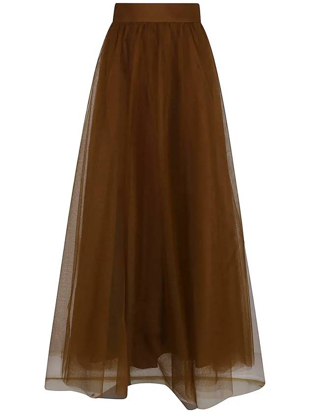 짐머만 튈 A라인 맥시 스커트 9179SS25R_HAZ