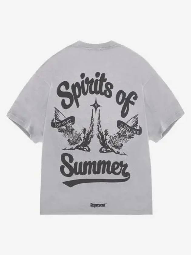 리프레젠트 스피릿 오브 썸머 티셔츠 미스트 Represent Spirits of Summer T Shirt Mist
