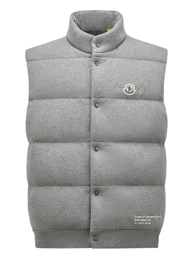 몽클레르 X FRGMT 코튼 다운 베스트 그레이