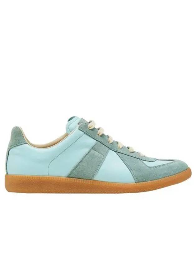 메종 마르지엘라 카프스킨 레플리카 스니커즈 라이트 그린 Maison Margiela Calfskin Replica Sneakers Light Green