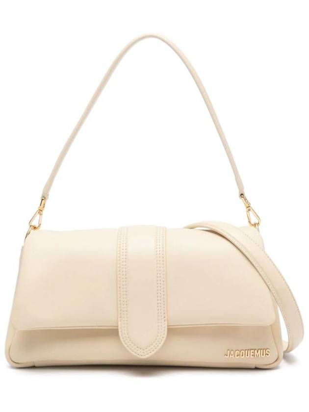 쟈크뮈스 르 밤비무 퍼프 플랩 숄더 백 베이지