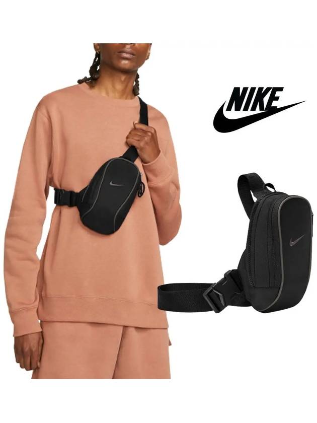 나이키 에센셜 조절 스트랩 버클 1L 크로스백 가방 블랙 심플 베이직 남여공용