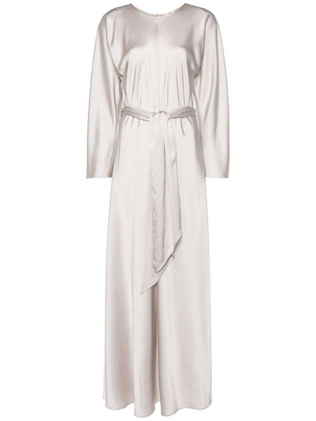 Forte Forte Long Silk Dress With Sash