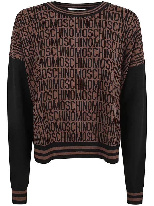 Moschino 모노그램 인타르시아 스웨터 0905_27002103