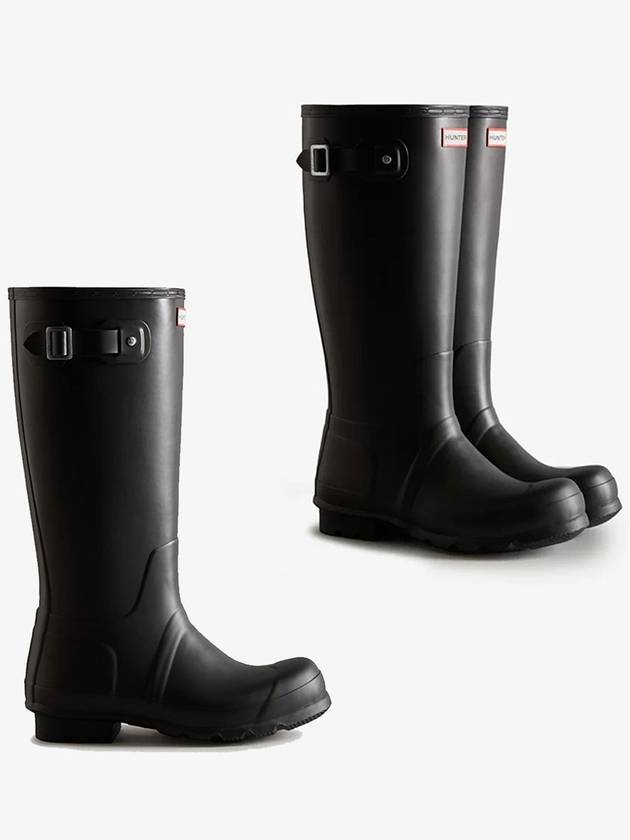 헌터 남성 톨 인슐레이티드 레인 부츠 장화 블랙