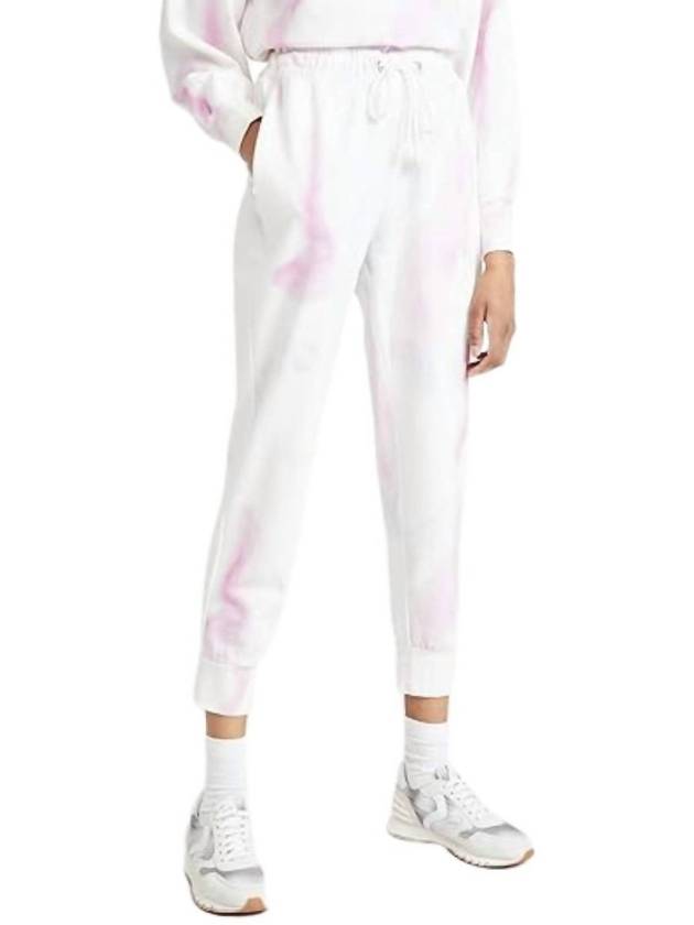 아네트 라이트 웨이트 릴렉스 조거 팬츠 푸시아 멀티 Annette Light Weight Relaxed Jogger Pants In Fuschia Multi