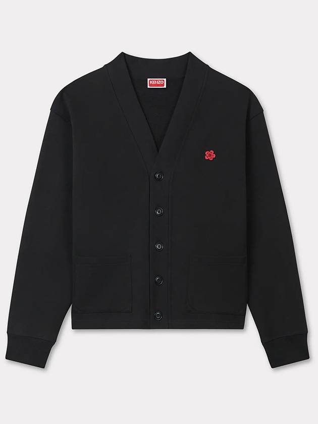겐조 보케 플라워 자수 가디건 블랙