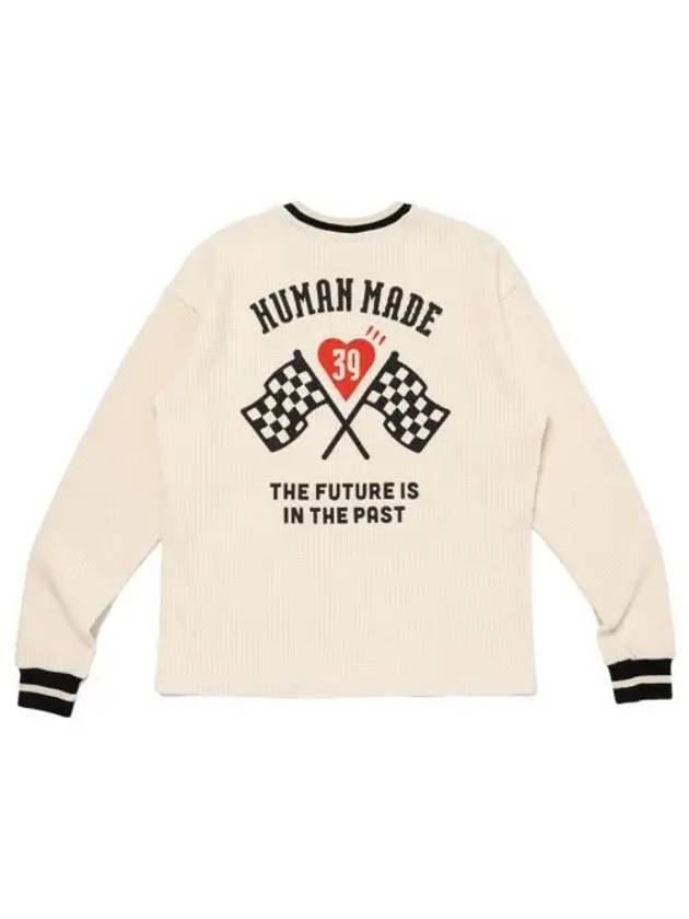 휴먼 메이드 써멀 롱슬리브 티셔츠 화이트 Human Made Thermal L S T Shirt White