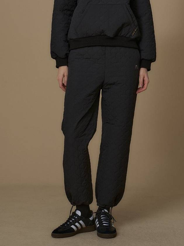 티앤드골프 여성골프조거팬츠 누빔 방풍 포트 스트링 바지 겨울 여자골프웨어