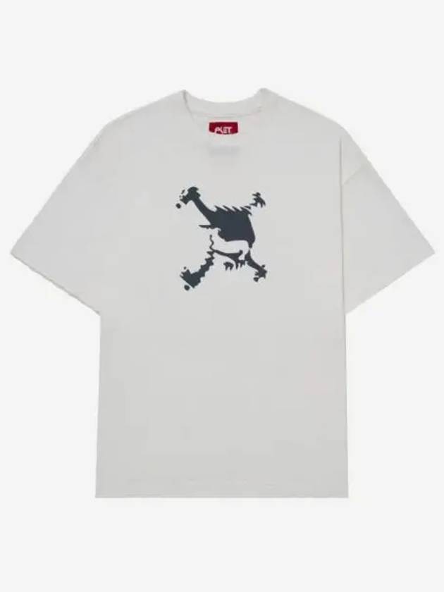 오클리 x 피에트 스컬 티셔츠 화이트 Oakley x Piet Skull T Shirt White
