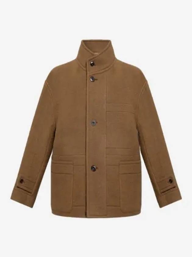 르메르 울 박시 더플 코트 올리브 브라운 Lemaire Wool Boxy Duffle Coat Olive Brown