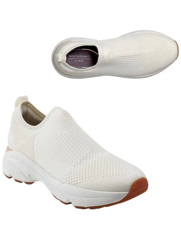 락포트 여성화 데미 슬립온 스니커즈 신발 아이보리