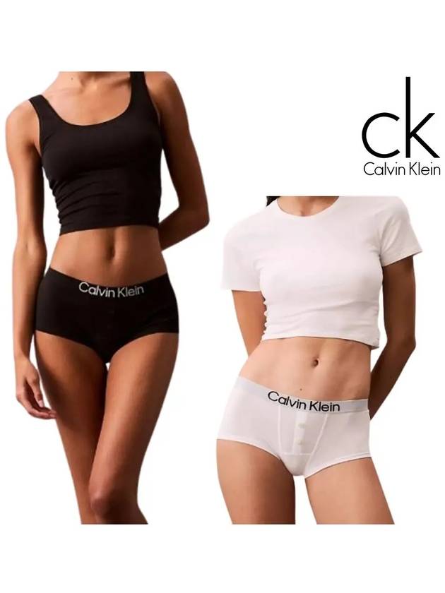 캘빈클라인 언더웨어 여성 맥시멈 바디샷 팬티 블랙 화이트