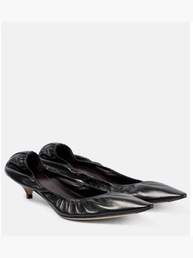 더로우 리사 레더 펌프스