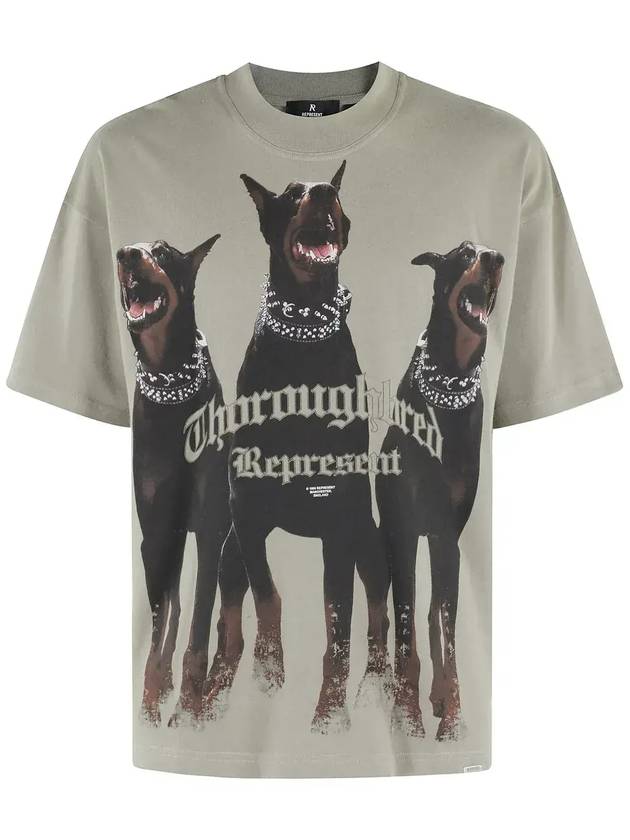 그래픽 티셔츠를 표현하다 MLM41135096_066KHAKI