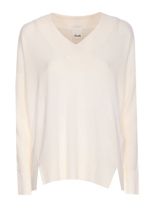 알루드 V넥 스웨터