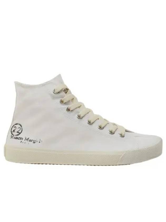 W 메종 마르지엘라 타비 하이탑 캔버스 화이트 W Maison Margiela Tabi High Top Canvas White