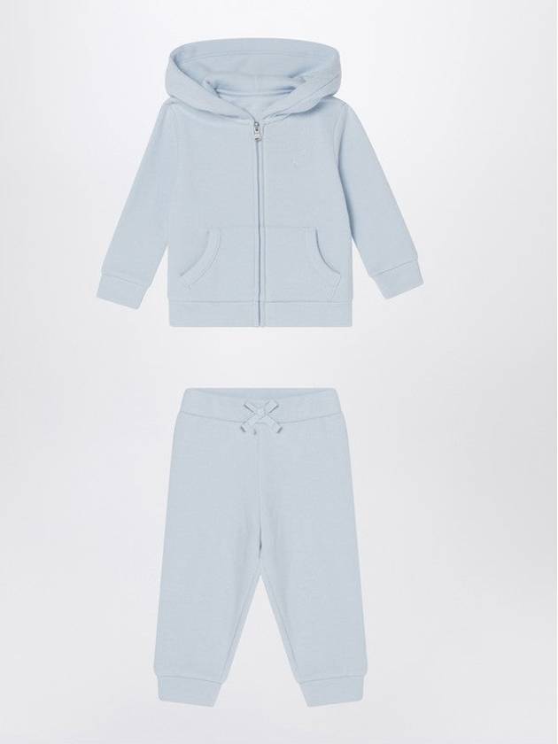 Light Blue Two-piece Jumpsuit