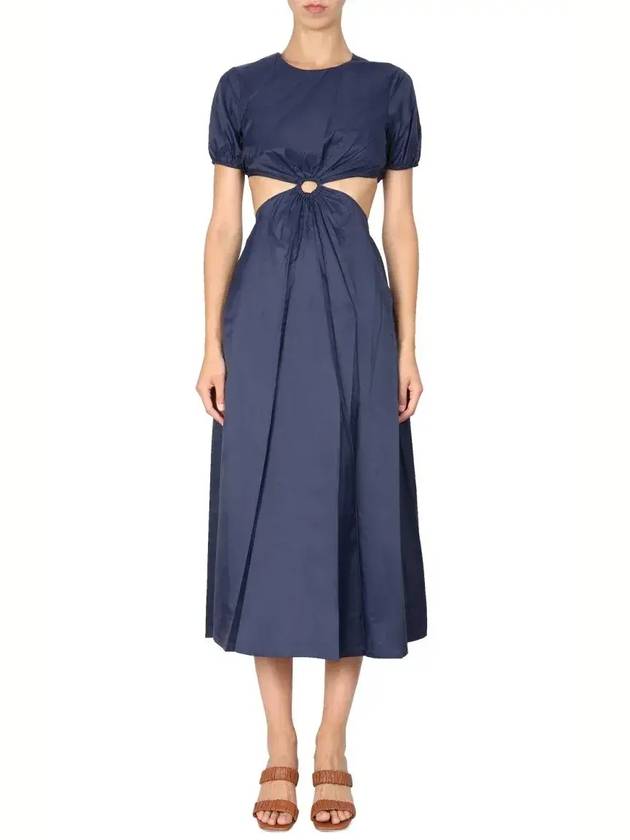 Staud Calypso 컷아웃 링 드레스 2147484_NVY