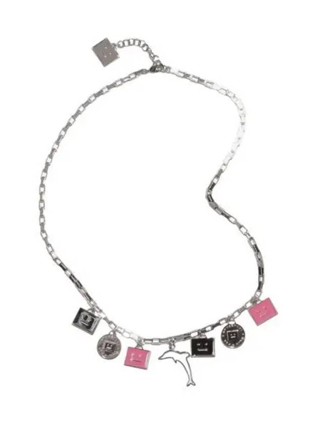 아크네 스튜디오 참 네클리스 실버 Acne Studios Charm Necklace Silver
