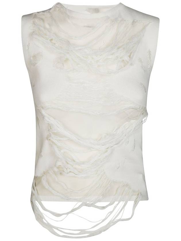 MM6 메종 마르지엘라 디스트레스드 탑